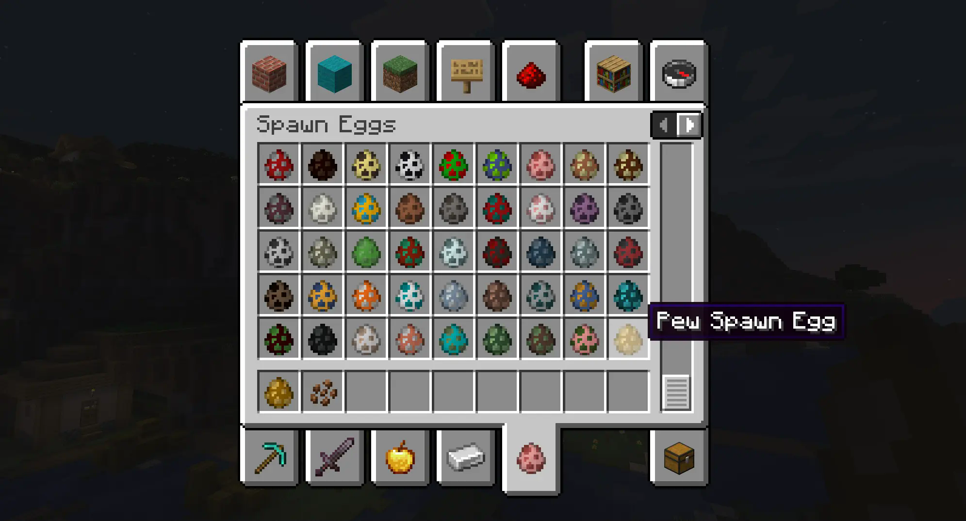 Pew Egg Inventory